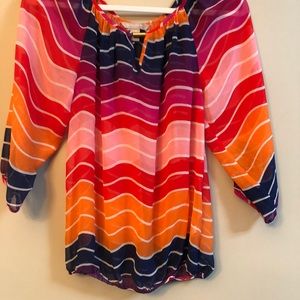 Banana Republic rainbow top size XS petite